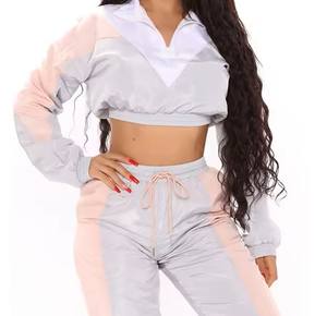 ชุดกันลมระบายอากาศได้ดีดีไซน์สวยโลโก้ตามสั่งชุดกันลมใส่สบายเทรนด์สวมใส่สบาย - Product Image 1