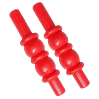Piquets de cricket en plastique robustes HRM HRM-CS75 avec couleur et taille personnalisées pour les jeux de plage en intérieur et en extérieur