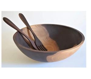 Centre de table à manger bol de fruits décoratif en gros petit créatif noyer luxe espace quantité fête d'affaires - Product Image 5