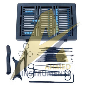 Highest Quality Dental Oral Surgery & Surgical Instruments Kit 15 Pcs <b>Black</b> Coated by SUAVE SURGICAL INSTRUMENTS - Product Image 2