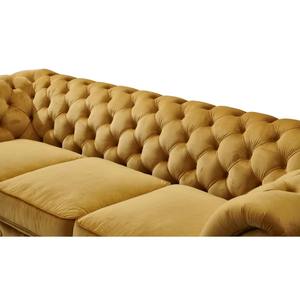 Nuevo Sofá de Esponja Reclinable en Forma de L, de Tres Plazas, Estilo Chesterfield, Tapizado en Tela, Color Amarillo Claro, Moderno y Lujoso, Estilo Europeo, para Sala de Estar, 2025 - Product Image 4