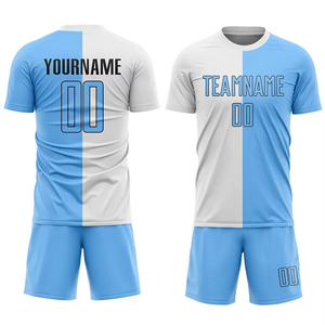 100% Polyester transfert de chaleur séchage rapide respirant demi manches Sport Football maillot vente en gros hommes équipe Football Kit ensemble - Product Image 4
