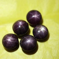 Batu Permata Ruby Bintang Coklat Alami 100% Kualitas AAAA Potongan Teknologi Tinggi Tanpa Perawatan Rida Creations Jewelry
