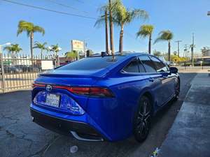 2021สำหรับ Toyota Mirai XLE FWD กระปุกเกียร์อัตโนมัติหนังสีดำภายในพวงมาลัยซ้าย - Product Image 3