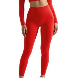 Leggings de yoga à taille élastique pour femmes, séchage rapide, leggings de performance pour femmes, leggings de course et de yoga en spandex et nylon, leggings taille haute - Product Image 1