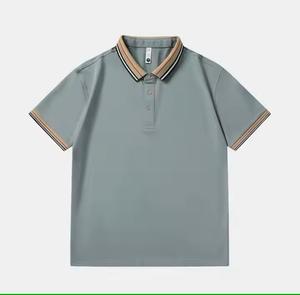 2025 custom made Summer Polo <b>Shirt</b> New for <b>Men</b> Business Short Sleeved <b>Shirt</b> 100% Cotton custom design and size - Product Image 6