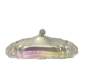 Plat à beurre en acier inoxydable, vente en gros, plateau de service à fromage durable et contemporain, vaisselle et assiettes de cuisine - Product Image 1