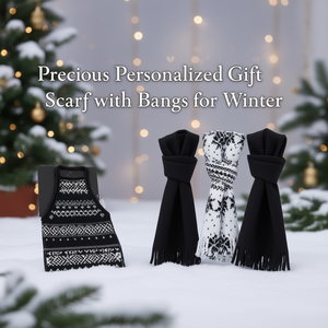 Preziosa Sciarpa Personalizzata con Frange per l'Inverno - Product Image 3