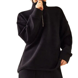 Sudadera de cuello redondo para mujer, logotipo personalizado con manga larga, color personalizado para mujer, sudaderas ajustadas, sudadera, gran oferta personalizada - Product Image 5