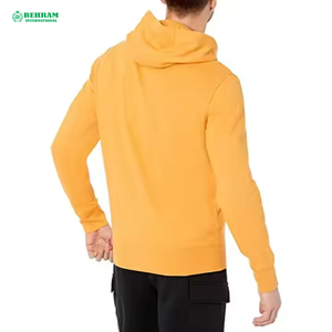 Sudadera con capucha de otoño e invierno de alta calidad Casual 100% algodón polar sólido cremallera Sudadera con capucha transpirable hombres cremallera sudaderas 330 GSM - Product Image 3