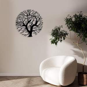 Plaque de porte en métal écologique Adiba Home Decor, panneaux en braille, design traditionnel, art déco, décoration murale, décoration intérieure, salon - Product Image 4