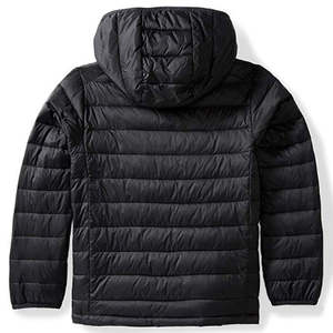 Veste d'extérieur pour homme |   Manteau matelassé léger |   Vêtements de sport solides, imperméables, coupe-vent et respirants - Product Image 6