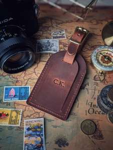 Étiquettes à Bagages en Cuir Personnalisées Valise à Bagages de Voyage en Gros avec Logo Personnalisé pour Promotions LLT-0012B - Product Image 6