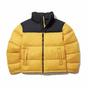 Customizable Breathable Quilted Puffer <b>Jacket</b> for Men OEM <b>Canvas</b> Fabric - Product Image 2
