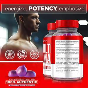 Gomitas para Aumentar la Testosterona con Hierbas y Aminoácidos para la Fuerza y Vitalidad del Testosterona - Product Image 5