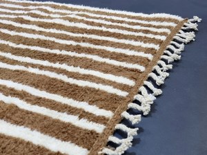 High Quality Double Colour Rug Handmade Moroccan Big Size Rug 8x10 Feet Carpet <b>Tufted</b> For Home Decor Genuine Wool Rug - Product Image 5