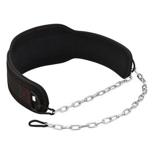 Cinturón de Neopreno de Alta Calidad con Cadena de Acero y Logotipo Personalizado, Cinturón de Ejercicio Unisex para Gimnasio, Fitness, Levantamiento de Pesas - Product Image 4