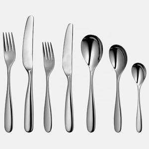 Wholesale Silver Polished Full Hammered Steel Cutlery Designer Customize <b>Knife</b> and <b>Fork</b> <b>Spoons</b> <b>Set</b> - Product Image 3