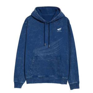 Nouveau Design Stone Wash Hoodies Bas quantité minimale de commande Coton Mélangé Stone Wash Hoodies Fabriqué Au Pakistan - Product Image 1
