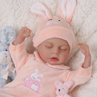 Poupée Reborn en vinyle Babeside de 12 pouces, compagnon émotionnel réalistes pour bébés filles, jouet doux, poupée de mode