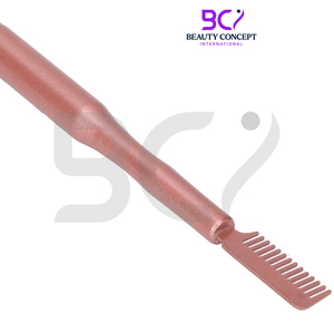 En couleur rose rose avec peigne de séparation de bonne qualité pointe de forme incurvée nouveau produit OEM Service outils de levage de cils - Product Image 6
