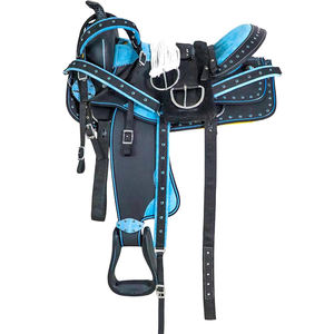 Sillas de Montar Ecuestres Occidentales Clásicas de Diseño Personalizado de Alta Calidad, Cantle Trail Tack para Carreras de Barriles de Caballos, Accesorio Integral - Product Image 1