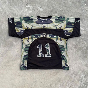 Streetwear personnalisé tendance maillot en maille col en V broderie personnalisée design logo maillot en maille pour hommes adultes - Product Image 2