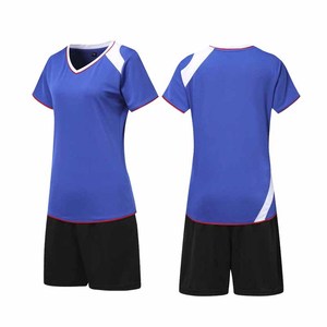 Wholesale <b>Volleyball</b> Uniform Short Sleeve Jersey Shorts Volley Ball Soccer Training Wear - Product Image 3