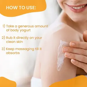 Yogurt Corporal de Papaya a Granel con Extractos Naturales de Frutas, Crema Corporal Hidratante y Rejuvenecedora, Etiqueta Privada OEM, Venta al por Mayor - Product Image 4