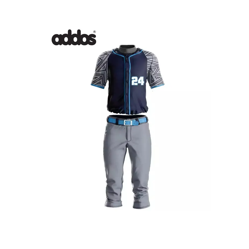 Uniforme de Béisbol Juvenil de alta calidad, uniformes deportivos sublimados