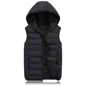 Conception Offre Spéciale vers le bas gilet Logo personnalisé sans manches Sport d'hiver hommes hiver vers le bas pas cher gilet grande taille gilets - Product Image 2