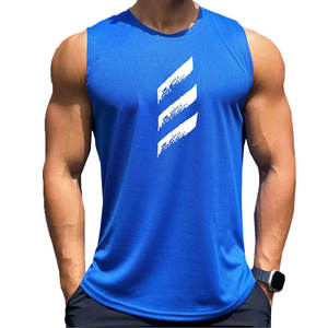 Débardeurs de gymnastique XL personnalisés pour hommes OEM pour le sport, le fitness et la musculation Workout Running Fashion Stringer Tank Top - Product Image 1