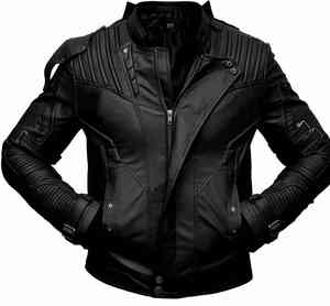 Chaqueta de cuero de bombardero de piel de oveja genuina para hombre, chaquetas de cuero de motocicleta, chaqueta de cuero de Color marrón para hombre - Product Image 1