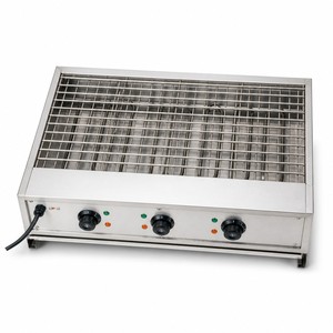 Parrilla Eléctrica Comercial sin Humo de 8kW para Mostrador, Ideal para Hoteles, Catering, Buffets, Banquetes y Cocinas - Product Image 1