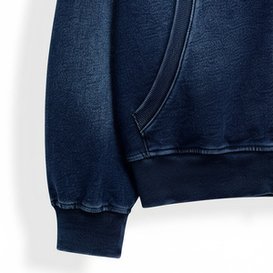 Sudadera con Capucha Personalizada de Felpa Gruesa Ecológica con Lavado Vintage para Hombre, Estilo Oversize con Hombros Caídos, Ideal para Invierno y Streetwear - Product Image 5