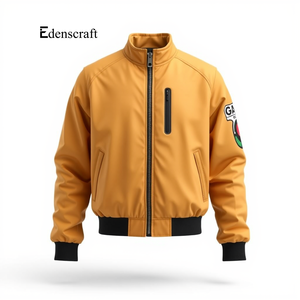 เสื้อแจ็คเก็ตผู้ชายผ้าฝ้าย 100% ปรับแต่งได้ อุ่น น้ำหนักเบา ทนทาน ระบายอากาศได้ดี สวมใส่สบาย เสื้อคลุมฤดูหนาว เป็นมิตรกับสิ่งแวดล้อม ถักทอ - Product Image 6