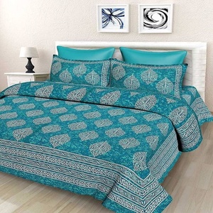 Draps de lit _ 7 pièces couette ensemble Super qualité doux drap de lit maison 100% coton - Product Image 1