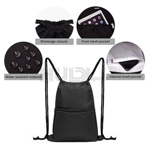 Casual Wear Comfortable <b>Drawstring</b> <b>Bags</b> For Adult High Quality Polyester Draw <b>Drawstring</b> Sports Gym <b>Bag</b> - Product Image 3