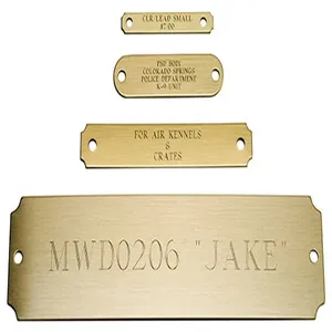 Plaque d'identification en laiton gravé rempli de couleurs personnalisées en métal Artisanat en métal pour la maison, l'école et le bureau à des prix abordables - Product Image 4