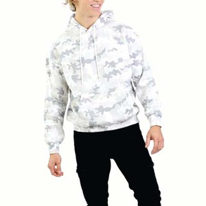 เสื้อสเวตเตอร์แบบสวมหัวของผู้ชายเสื้อมีฮู้ดผ้าคอตตอนเปิดไหล่และ100% โลโก้ตามสั่งสำหรับผู้ชาย - Product Image 1