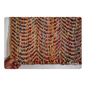 Sustainable Interior Decoration Multi-Color Natural Handwoven Jute Rugs Plush Handmade Braided Carpet Bulk Export Wholesale - Product Image 3