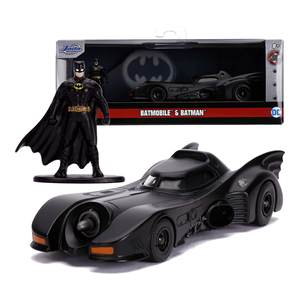 Coche de Juguete a Escala 1:32 del Batmóvil de Batman de DC Comics, Modelo Preensamblado con Personajes Surtidos 253213006 - Product Image 1