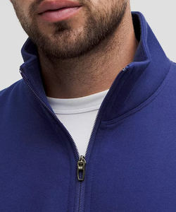 Vente en gros de vêtements athleisure 100% coton de qualité supérieure tricots personnalisés sweats à capuche design brodé côtelé poignets numérique hiver en vrac - Product Image 4