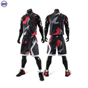 Uniformes de basket-ball personnalisés de haute qualité pour hommes respirant ensemble de basket-ball imprimé par sublimation maintenant en vente - Product Image 4