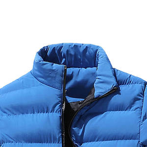 Vente en gros de vestes matelassées pour hommes de haute qualité 100%, nouvelle conception personnalisée, vestes d'hiver coupe-vent en duvet pour hommes - Product Image 2