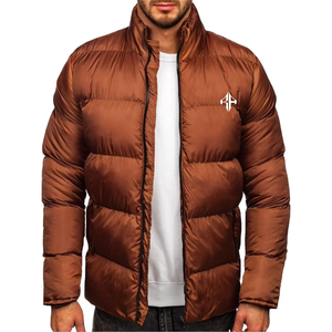 Nouvelle veste d'hiver tendance personnalisée avec logo, 100% polyester respirant, veste matelassée à fermeture éclair imprimée par MIANBRO ENTERPRISES - Product Image 2