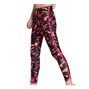 Leggings de yoga évasés pour femmes, taille haute, pantalons de yoga haut de gamme pour femmes, spandex, polyester, leggings grande taille pour femmes en provenance du Pakistan - Product Image 4