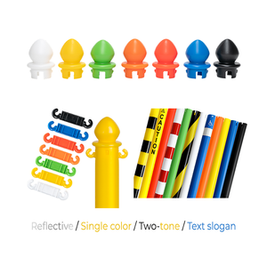 Fábrica de Taiwán PB50614/PB50634 Fácil instalación con ganchos de cadena Poste de barrera de tráfico Adecuado para estacionamiento - Product Image 5