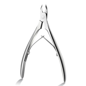 Manche ergonomique en acier inoxydable enduit de lames tranchantes soins des ongles professionnels outils de toilettage pinces de salon de beauté de luxe - Product Image 1