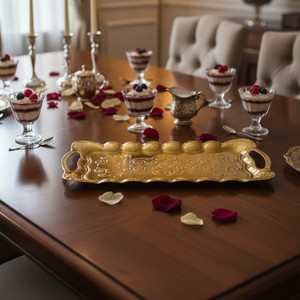 Modern Slim Rectangular Hair <b>Tray</b> Handmade PP <b>Plastic</b> <b>Tray</b> for Food <b>Serving</b> for Home Use Available Wood Metal Styles Welcome - Product Image 2